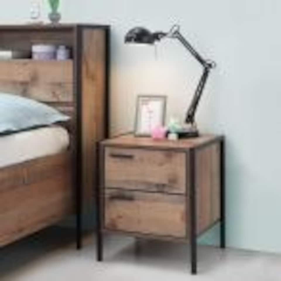 image 1 of Stretton 2 Drawer Bedside Table