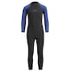 image 1 of Urban Beach Childrens/Kids Sharptooth Long-Sleeved Wetsuit - Black/Blue - 5-6 Years