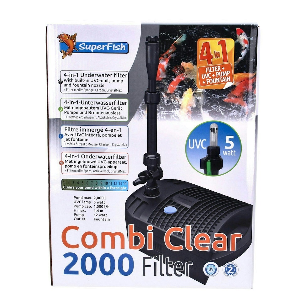 image 1 of Superfish Combi Clear Filter 2000