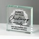 image 2 of Personalised 'Truly Blessed' Crystal Token Clear | One Size