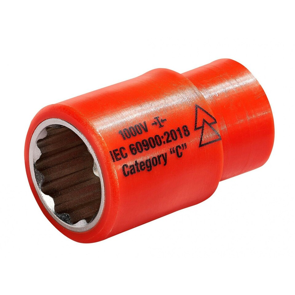 Itl Insulated Insulated Socket, 3/8in Drive - Multi Colour - 19mm