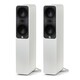 image 1 of Q Acoustics 5050 Floorstanding Speakers - Satin White, Pair
