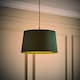 image 3 of ValueLights Aspen Medium Green Tapered Ceiling Lamp Shade | Green