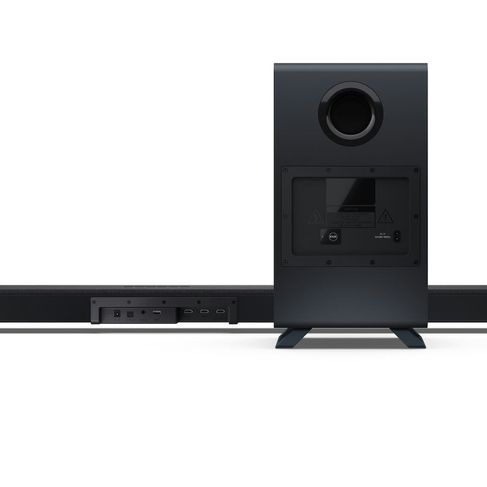 image 1 of SHARP HT-SBW55121(BK) Q 5.1.2 Dolby Atmos DTS:X Soundbar with Wireless Subwoofer - Black