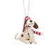image 1 of Sass & Belle Christmas Felt Dog with Fairy Lights Tree Decoration
