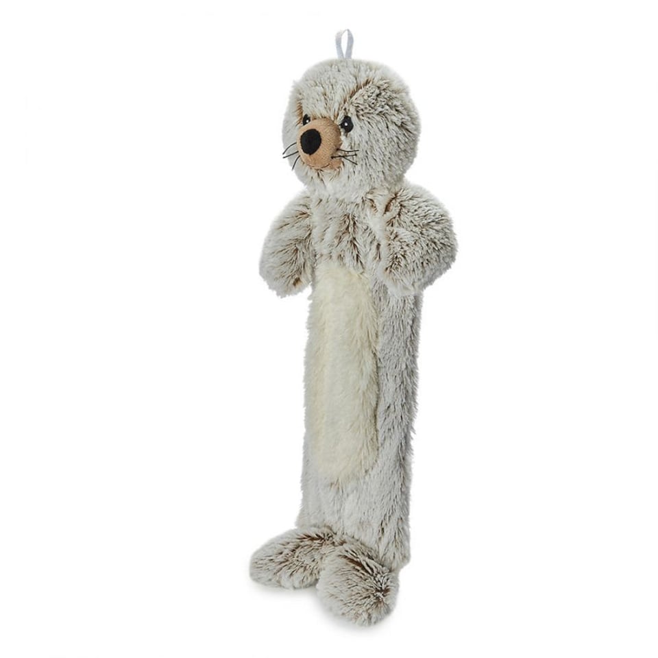 Warmies Hot Water Bottle With Cosy Cute Plush Removable Character/Animal Cover, Seal