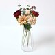 image 1 of Homescapes Artificial Burgundy Roses and Dahlias Bouquet, 67 cm