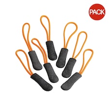 Quadra SLX Zip Pulls (Pack of 10) - Orange - One Size (UTBC5605)