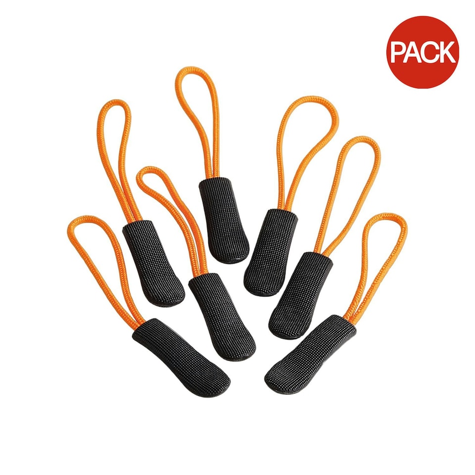 image 1 of Quadra SLX Zip Pulls (Pack of 10) - Orange - One Size (UTBC5605)