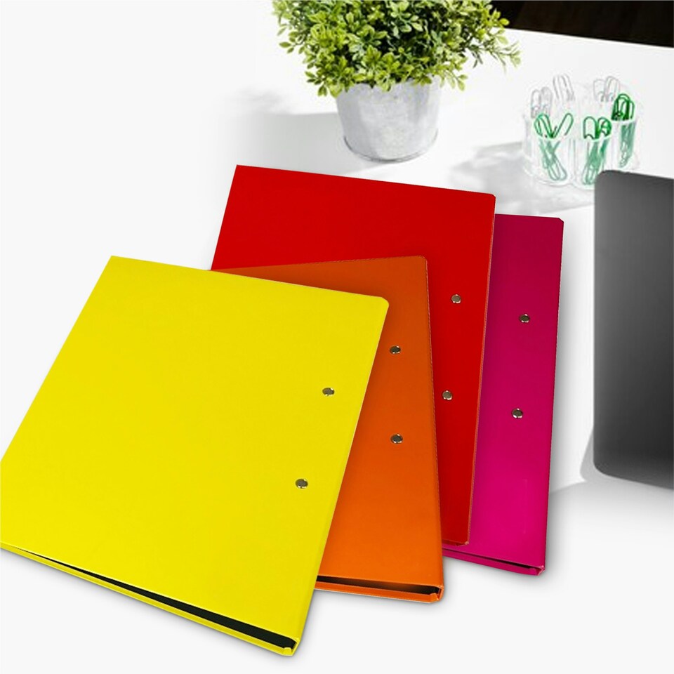 image 1 of Pink A4 Clipboard Document Clamp File Folder