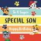 image 1 of Paw Patrol Birthday Card, To A Super Special Son