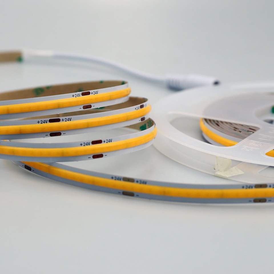 image 1 of 5 meters, 24V COB LED Strip Lights 6000K (Power Supply Not Included)
