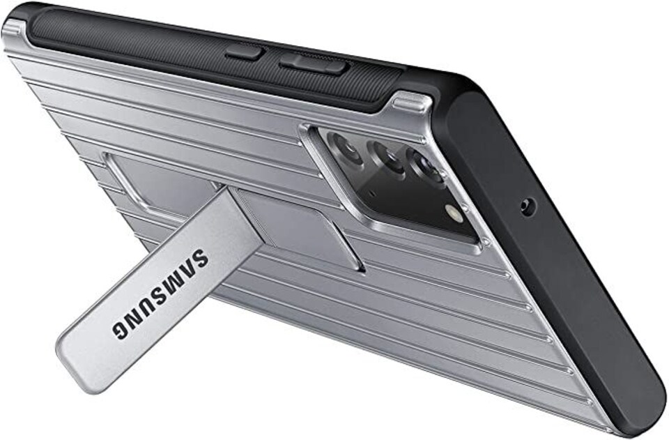 image 1 of Samsung Galaxy Note 20 Standing Cover Silver - EF-RN980CSEGWW