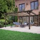 image 1 of Wall Mounted Double Premium Pergola - Wood - L420 x W420 x H270 cm - Rustic Brown