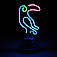 Toucan Neon Light White | Blue