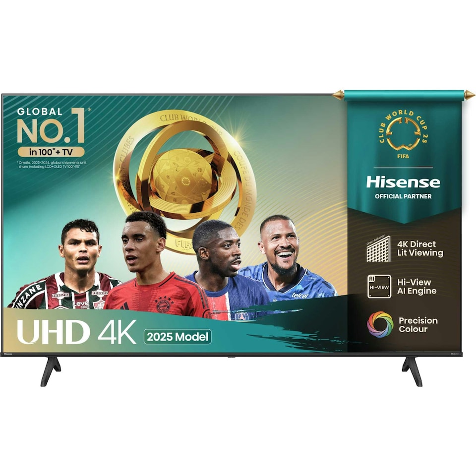 image 1 of Hisense A6QTUK 43" 4K Ultra HD LED Freely Smart TV - 43A6QTUK