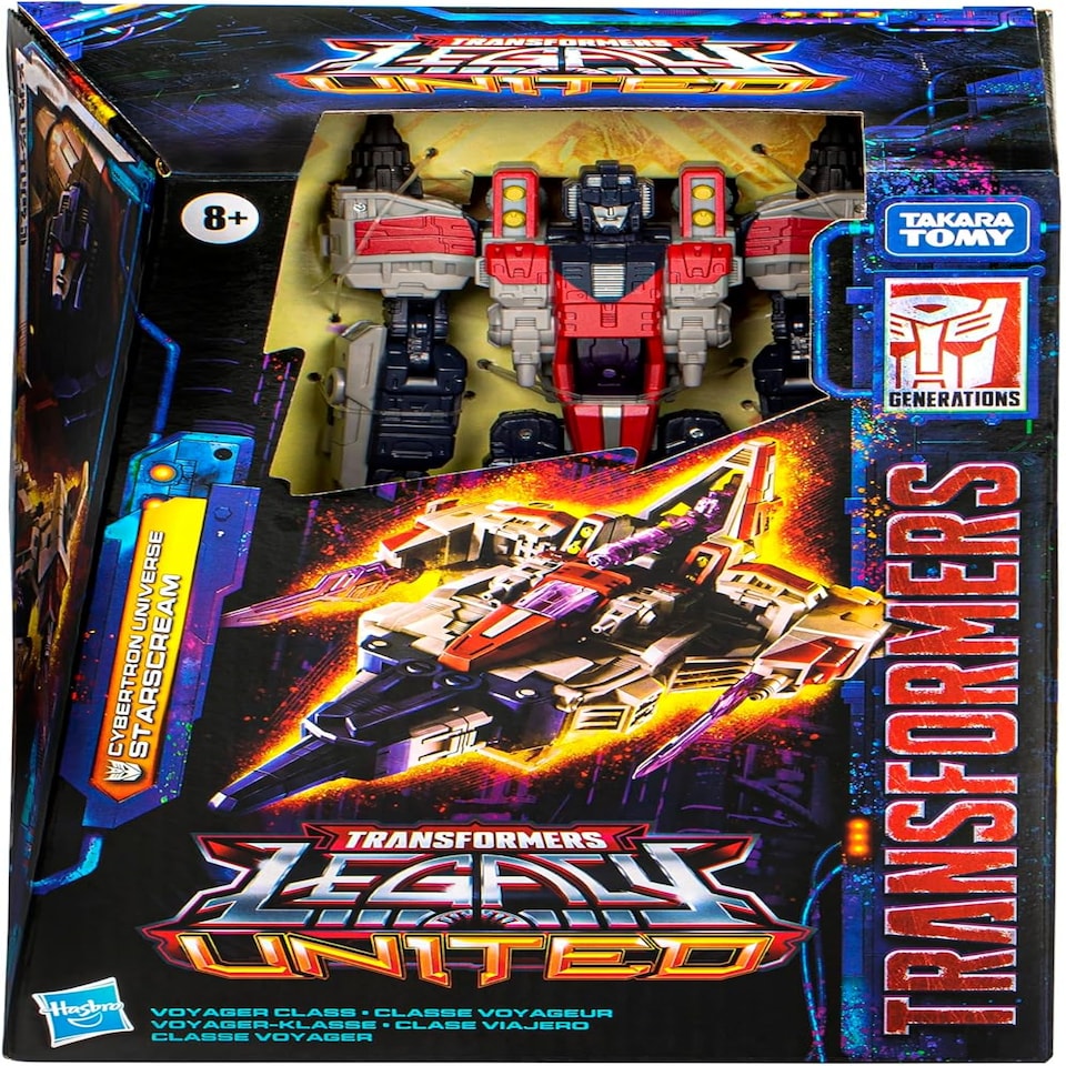 image 1 of TRANSFORMERS LEGACY UNITED VOYAGER CLASS CYBERTRON UNIVERSE STARSCREAM