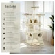 image 2 of Cat Tree Barney - 170 cm, sisal cat scratching posts - Grey