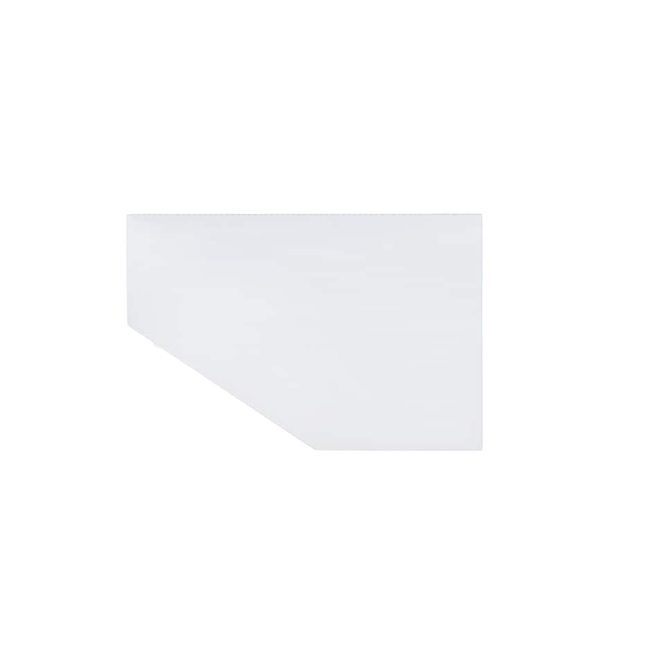 image 1 of Elegant Brands Salcombe White Wooden Bathroom Corner Cabinet White