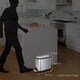 image 6 of Simplehuman 10L Slim Butterfly Bathroom Bin, Brushed Stainless Steel