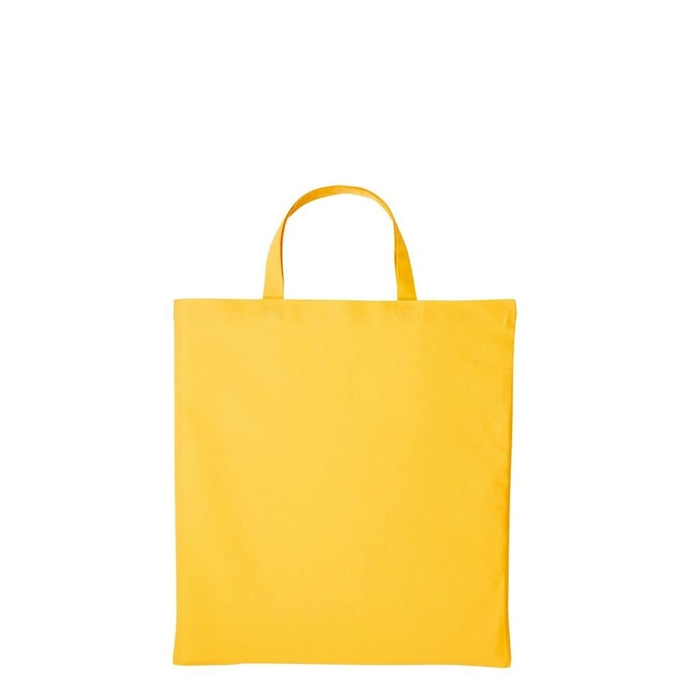 image 1 of Nutshell Cotton Short Handle Shopper - Gold - One Size | Gold