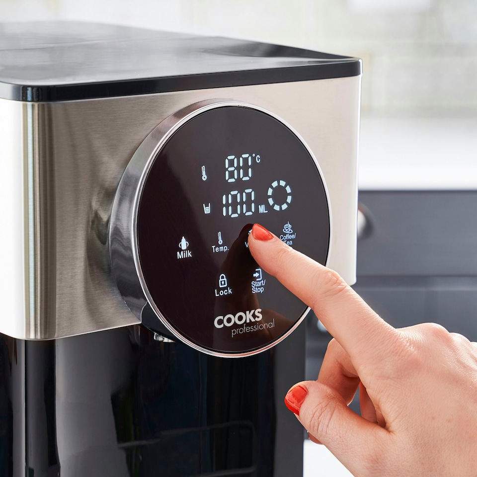 image 1 of Cooks Professional Digital Hot Water Dispenser 2600W with 4L Tank | Energy Saving Fast Boil Kettle | Silver