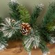 image 4 of 270cm x 25cm Frosted Glacier Christmas Garland with Pine Cones
