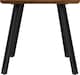image 2 of Quebec Wave Edge Dining Table Brown | Oak Effect