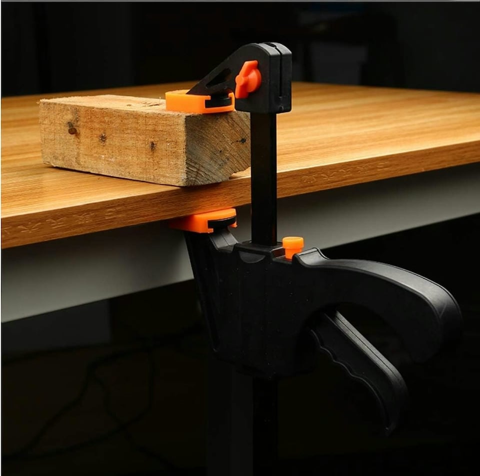 image 1 of Marco Paul 12" Plastic Rachet Bar F-Clamp