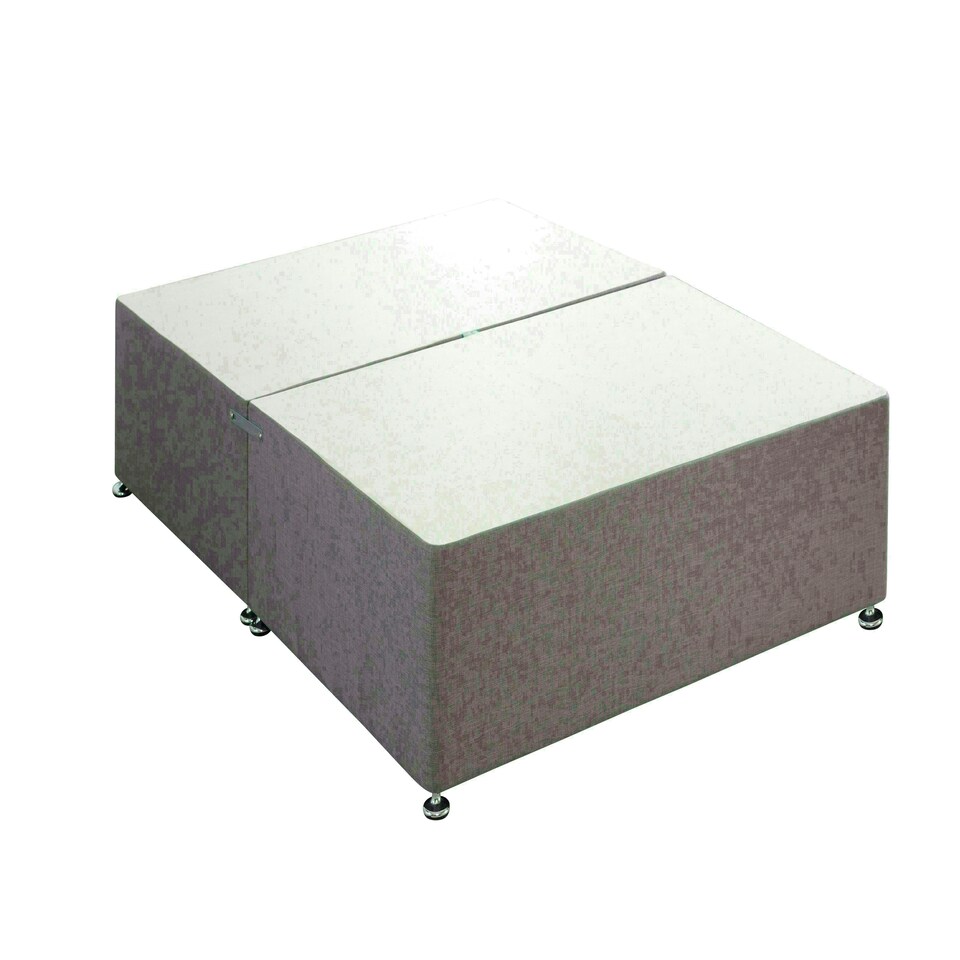 image 1 of Slate Linen 4 Drawer Divan Base King Size