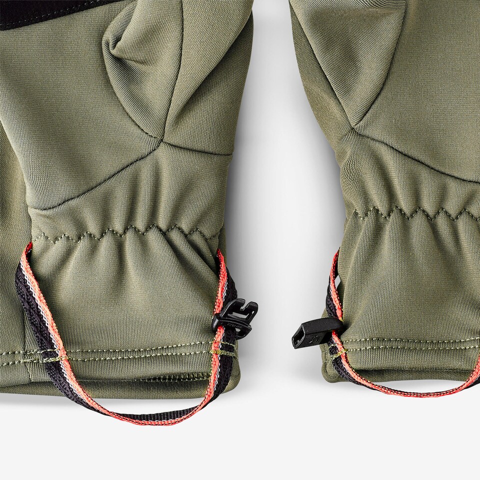image 1 of Decathlon Adults’ trekking tactile stretch gloves, MT500