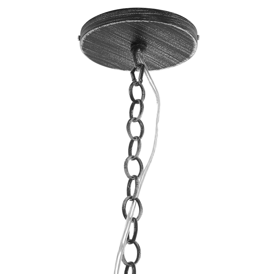 image 1 of Interiors by Premier Black and Silver Pendant Light