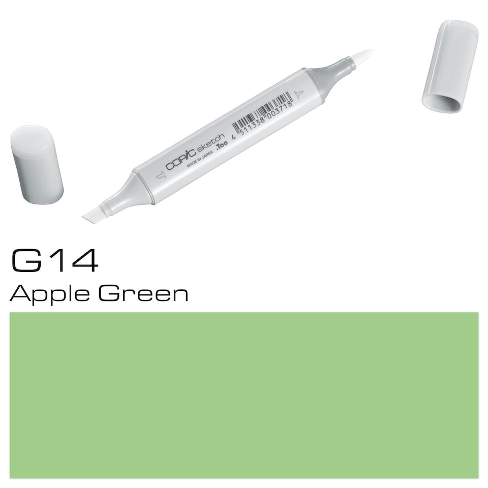 image 1 of Copic Sketch Marker, Apple Green, Single Pen