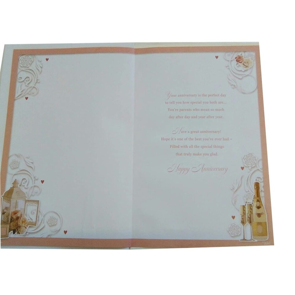 image 1 of Congratulations On Your Golden Anniversary Mum & Dad Opacity Card