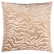 image 2 of Paoletti Tierra Cut Velvet Cushion | Gold | Taupe