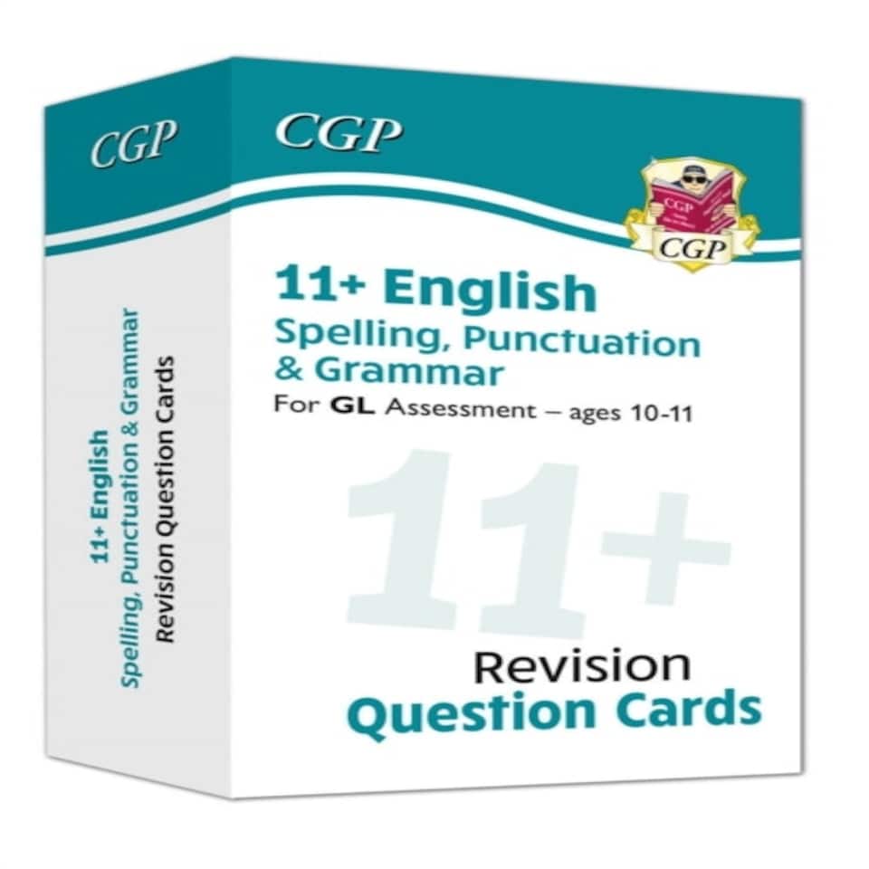 11+ Gl Revision Question Cards: English Spelling Punctuation & Grammar - Ages 10-11