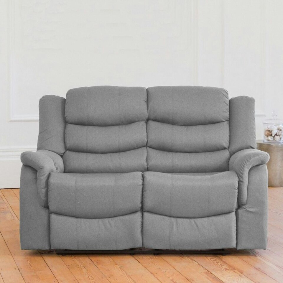 image 1 of Colfax 2 Seat Recliner Sofa - Light Grey
