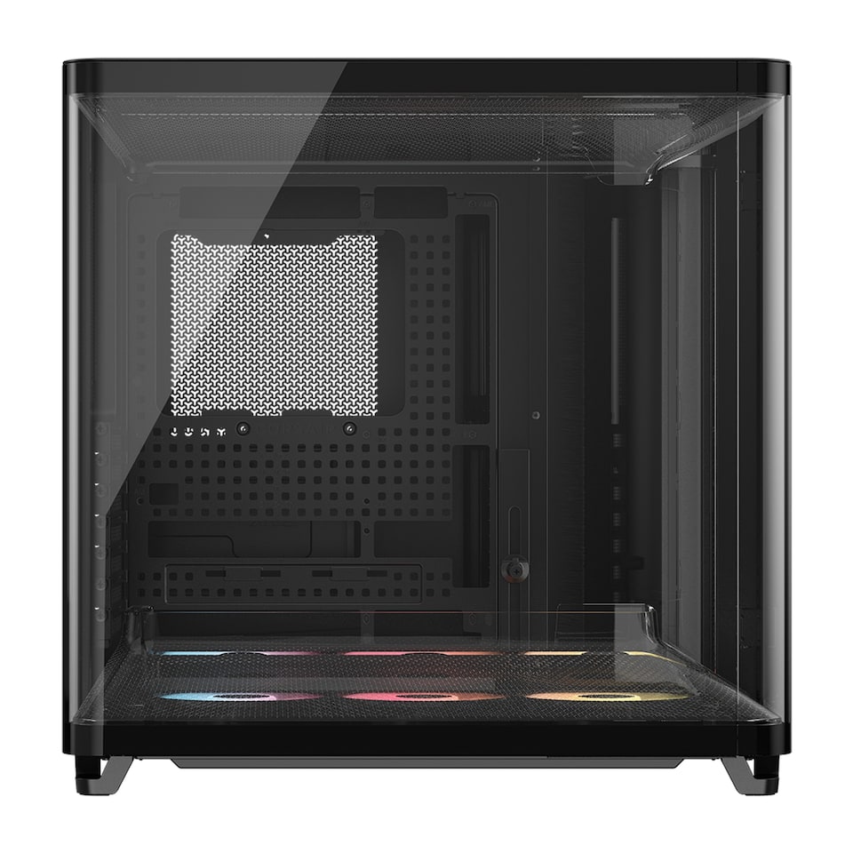 image 1 of Corsair Air 5400 RS-R ARGB Triple Chamber Mid-Tower Gaming PC Case Black - CC-9011318-WW