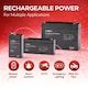 image 5 of Nedis Lead-Acid Battery Rechargeable 6v 6 Volt 10.0h 10000mAh Sealed 151 mm x 50 mm x 95 mm