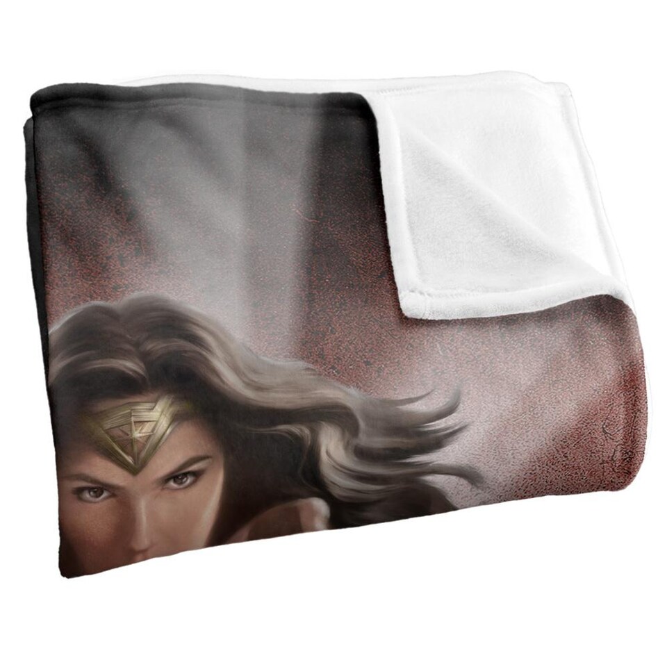 image 1 of Wonder Woman Pose Blanket | Multi | Multicoloured | One Size | 1