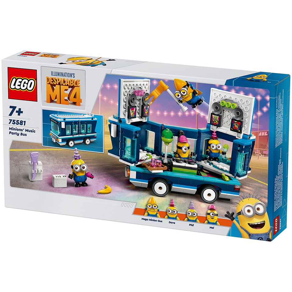 image 1 of LEGO Despicable Me 4 Minions' Music Party Bus