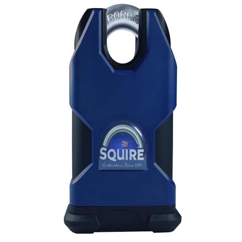 Henry Squire Ss50Cp5 Stronghold Solid Steel & Brass Padlock 50Mm Closed Shackle Cen3
