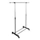 image 1 of Ashley Adjustable Clothes Rail - Black | Black | Black