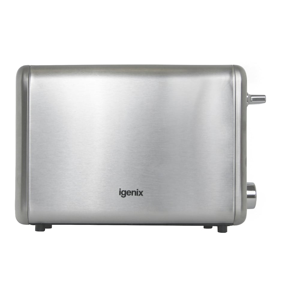 image 1 of Igenix IG3202, 2 Slice Toaster, Reheat Function, Slide out Crumb Tray, Stainless Steel