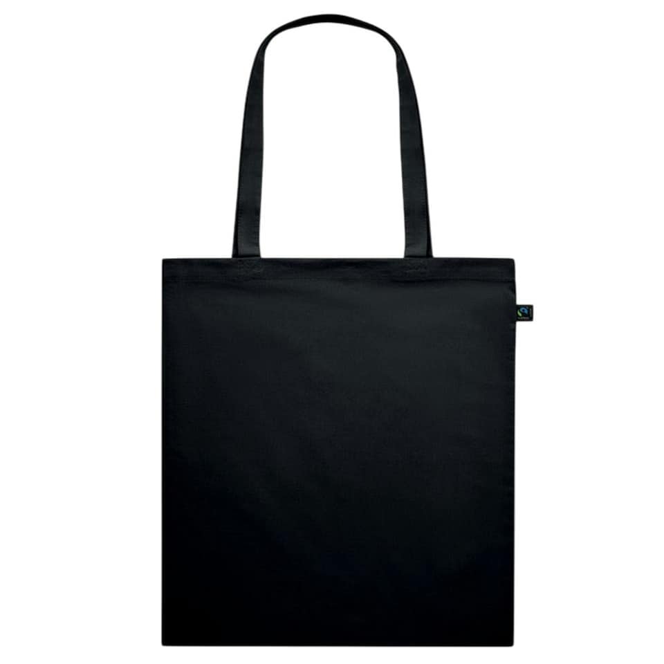 image 1 of MidOcean Osole Colour Fairtrade Shopper Bag - Black - One Size | Black