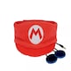 image 1 of Super Mario Kid's Fleece Audio Band Washable Wired Headphones | Red