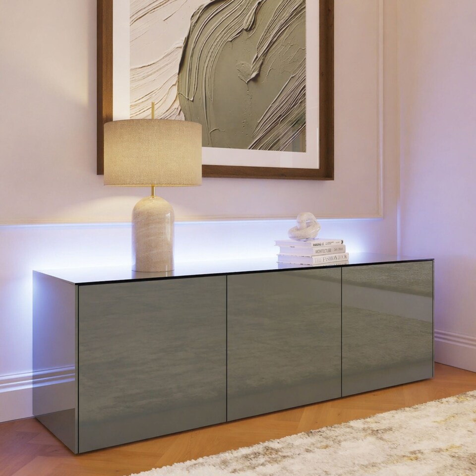 image 1 of Frank Olsen Intel 1500 TV Cabinet | Grey | Grey | 3