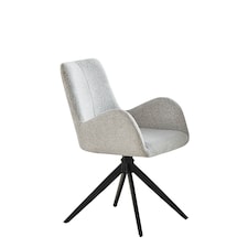 Set of 2 Giarre Fabric Dining Chairs - Beige