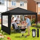 image 4 of Rattantree Pop Up Gazebo Canopy Tent 3x3m Waterproof Outdoor Shelter