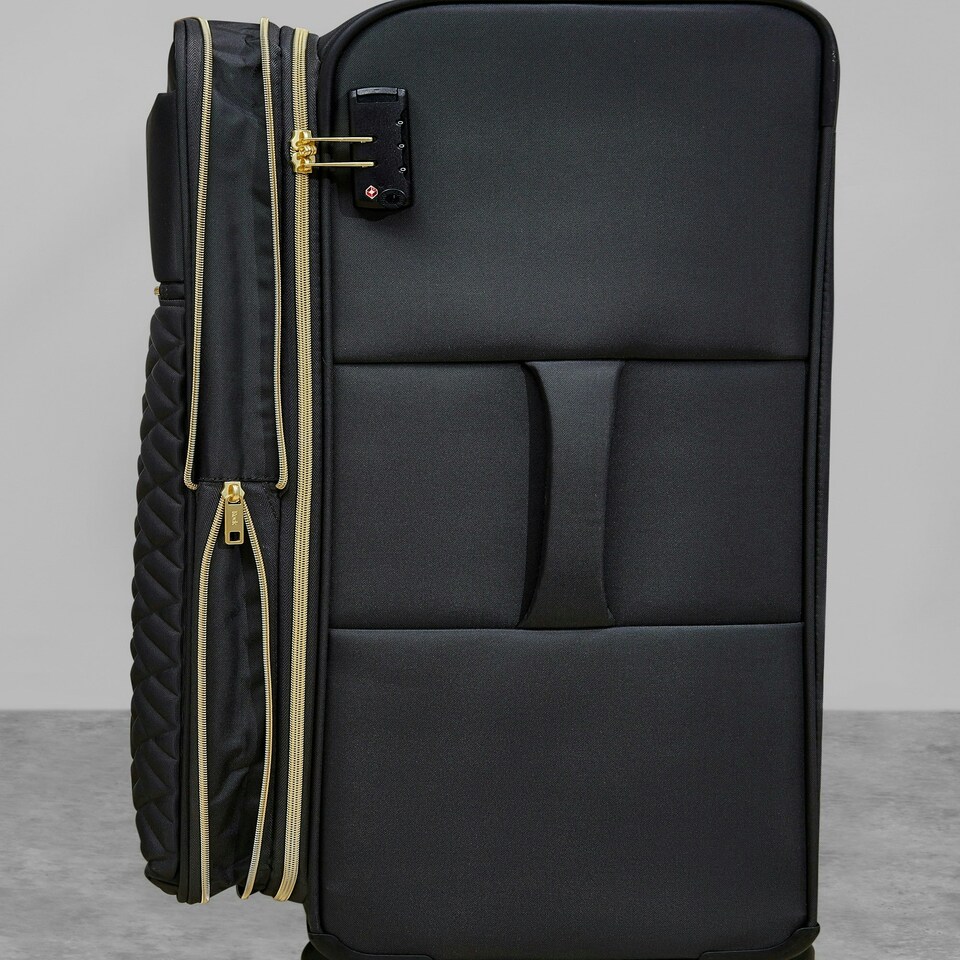 image 1 of Rock Sloane Medium Suitcase Charcoal | Grey | Medium